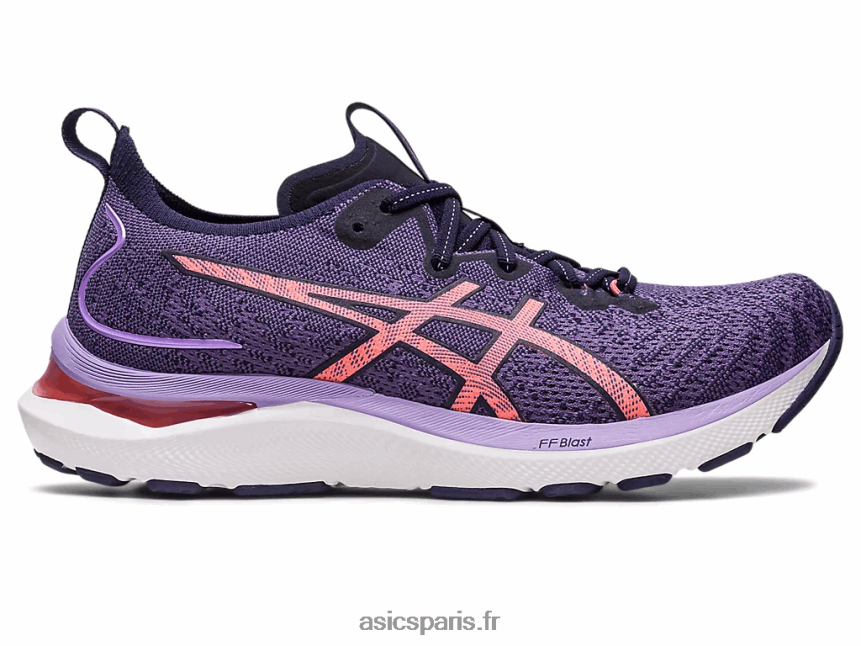 femmes Asics gel-cumulus 24 mk BXL8B22610 violet poussiéreux/papaye