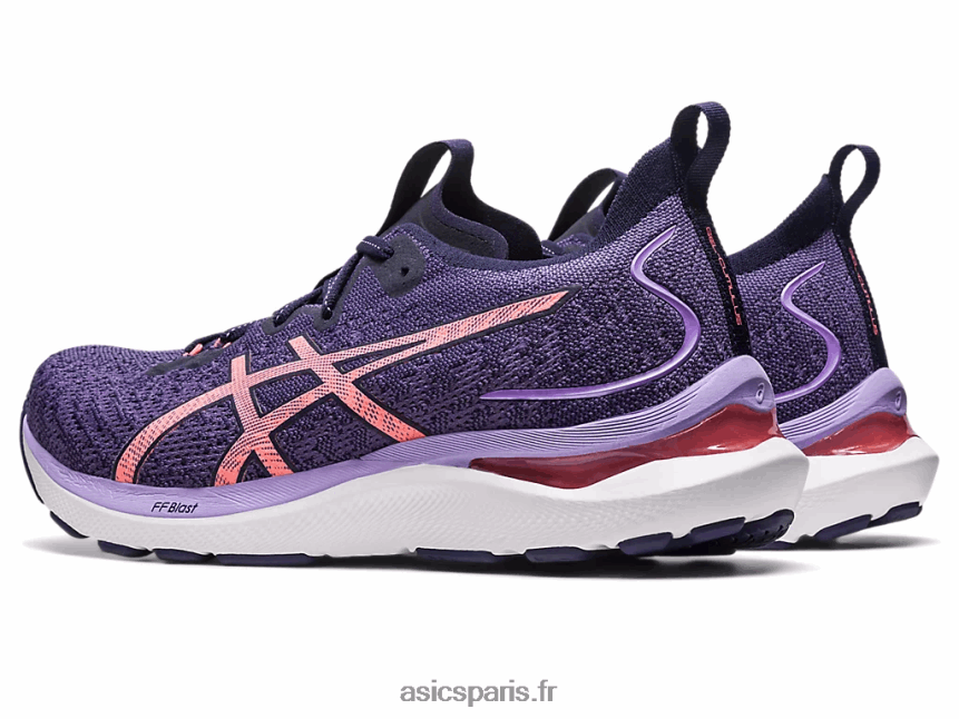 femmes Asics gel-cumulus 24 mk BXL8B22610 violet poussiéreux/papaye