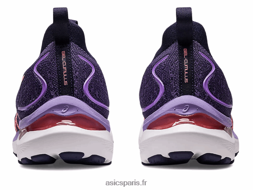 femmes Asics gel-cumulus 24 mk BXL8B22610 violet poussiéreux/papaye