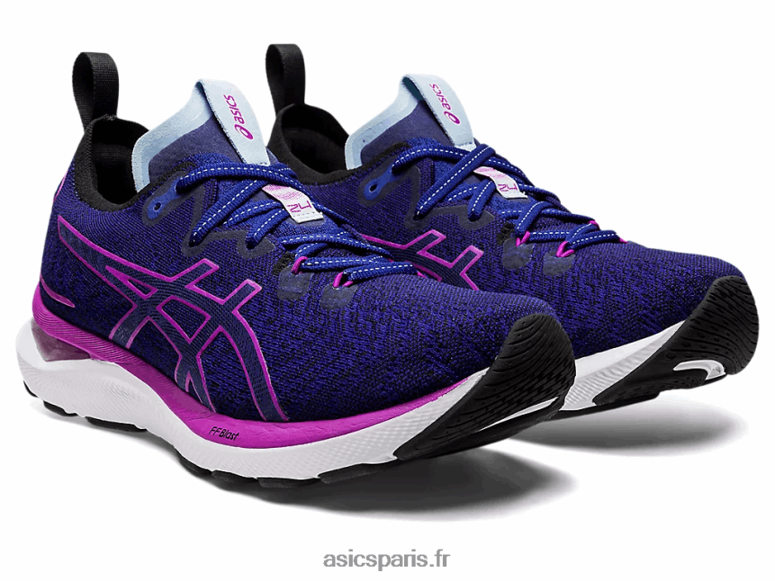femmes Asics gel-cumulus 24 mk BXL8B22692 bleu marine/orchidée