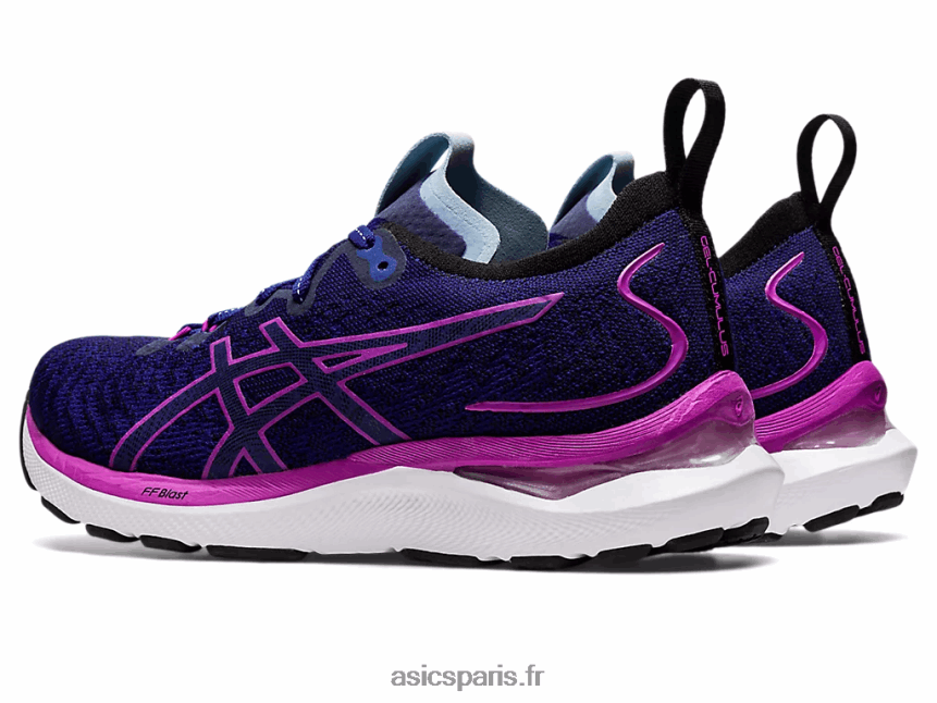 femmes Asics gel-cumulus 24 mk BXL8B22692 bleu marine/orchidée