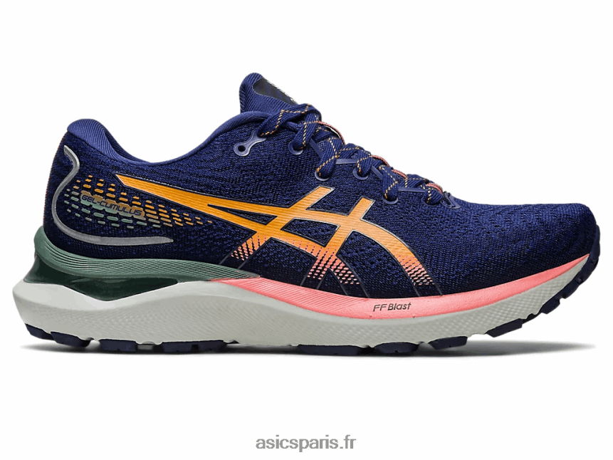 femmes Asics gel-cumulus 24 tr baignade nature BXL8B22599 bain nature/papaye