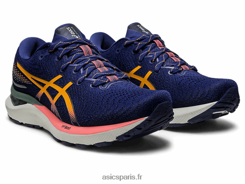 femmes Asics gel-cumulus 24 tr baignade nature BXL8B22599 bain nature/papaye