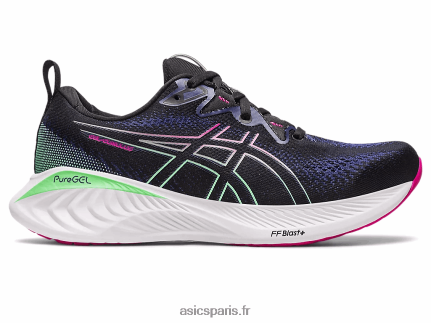 femmes Asics gel-cumulus 25 BXL8B22133 rave noir/rose