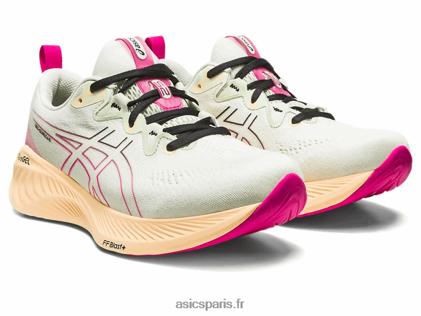 femmes Asics gel-cumulus 25 BXL8B22135 chuchotement vert/rose rave