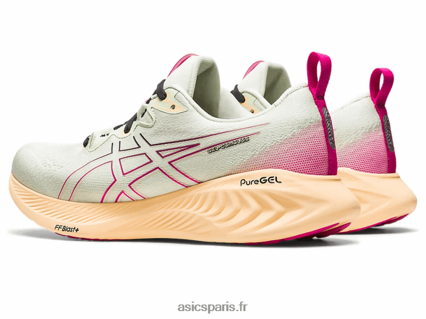 femmes Asics gel-cumulus 25 BXL8B22135 chuchotement vert/rose rave