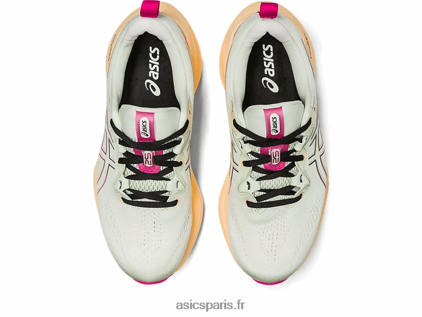 femmes Asics gel-cumulus 25 BXL8B22135 chuchotement vert/rose rave
