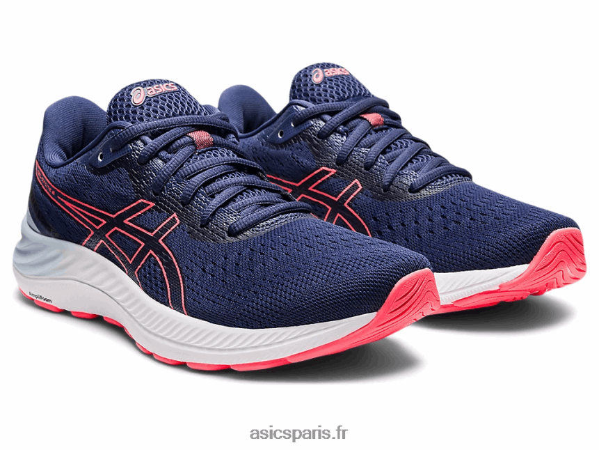 femmes Asics gel-exciter 8 BXL8B23599 bleu tonnerre/corail flamboyant