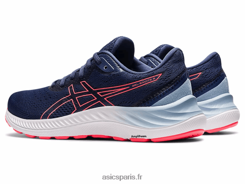 femmes Asics gel-exciter 8 BXL8B23599 bleu tonnerre/corail flamboyant