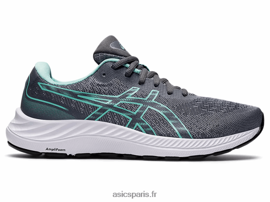 femmes Asics gel-exciter 9 large BXL8B22666 placoplâtre/vert oasis