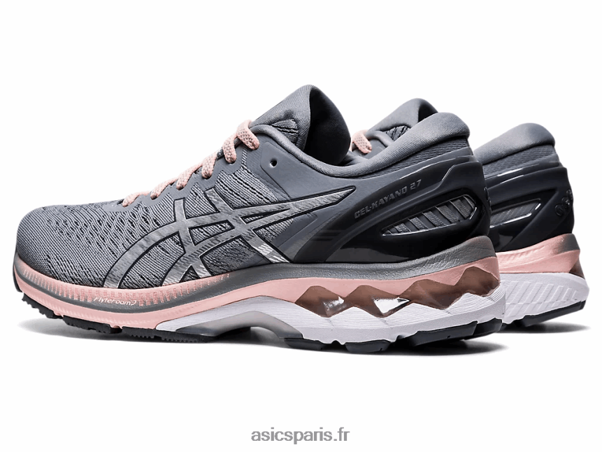 femmes Asics gel-kayano 27 large BXL8B24154 plaque de roche/argent pur