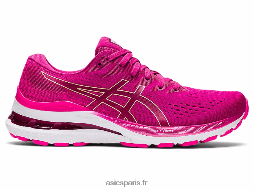 femmes Asics gel-kayano 28 BXL8B23356 fuchsia rouge/rose glo