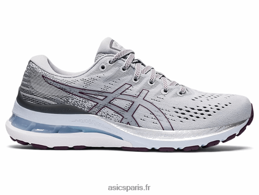 femmes Asics gel-kayano 28 BXL8B23536 gris piémont/prune foncé