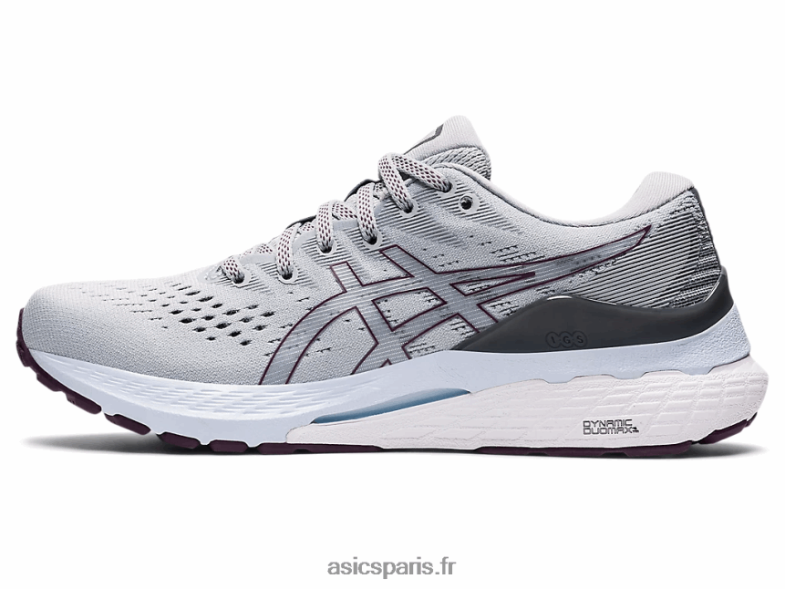 femmes Asics gel-kayano 28 BXL8B23536 gris piémont/prune foncé
