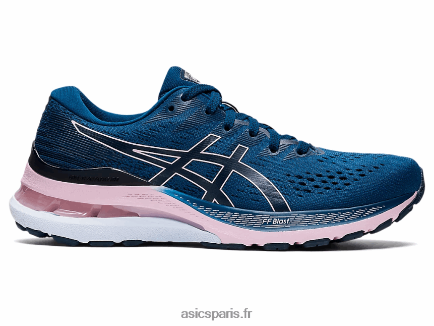 femmes Asics gel-kayano 28 BXL8B23537 bleu mako/rose pâle