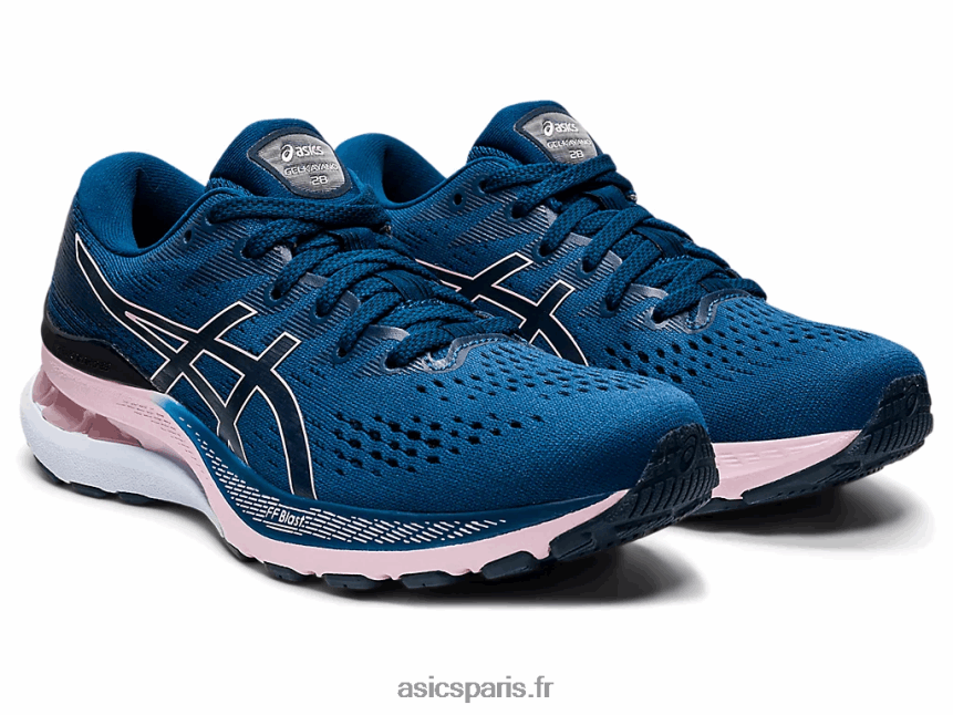 femmes Asics gel-kayano 28 BXL8B23537 bleu mako/rose pâle