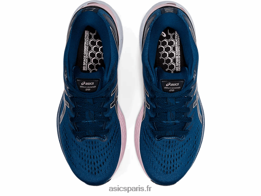 femmes Asics gel-kayano 28 BXL8B23537 bleu mako/rose pâle