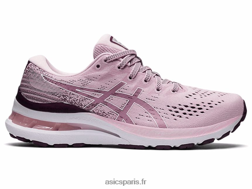 femmes Asics gel-kayano 28 large BXL8B23545 à peine rose/blanc