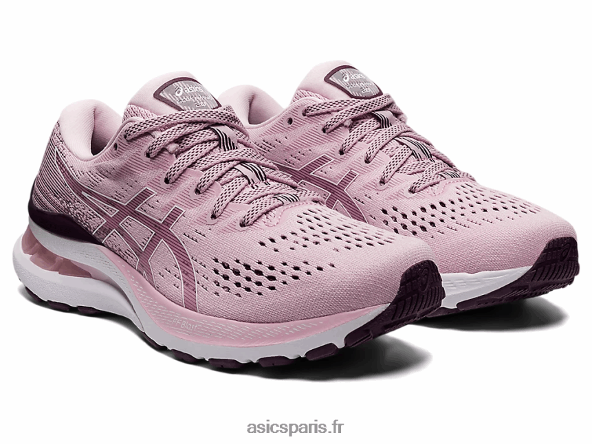 femmes Asics gel-kayano 28 large BXL8B23545 à peine rose/blanc