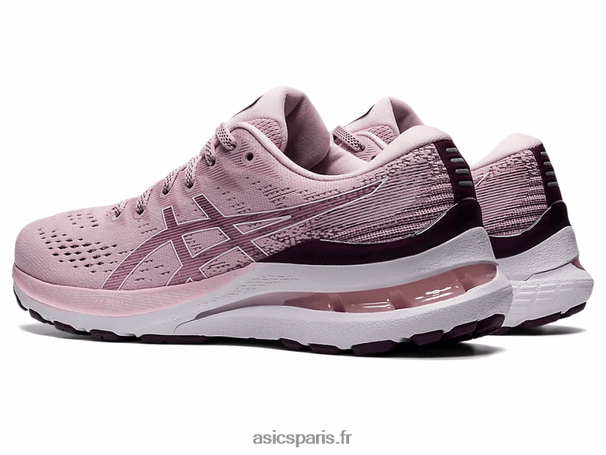 femmes Asics gel-kayano 28 large BXL8B23545 à peine rose/blanc