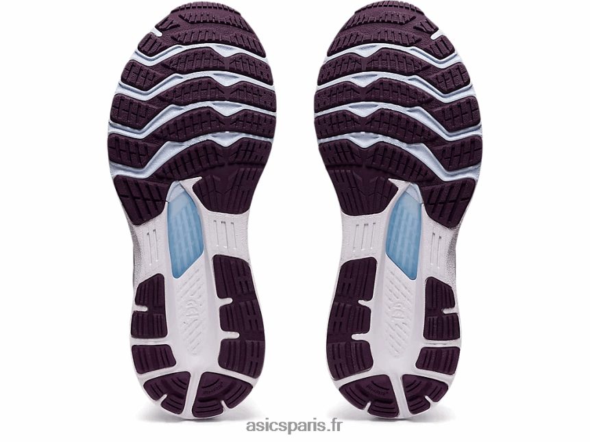 femmes Asics gel-kayano 28 large BXL8B23583 gris piémont/prune foncé