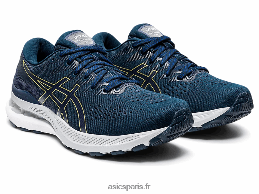 femmes Asics gel-kayano 28 large BXL8B23892 bleu français/bleu tonnerre