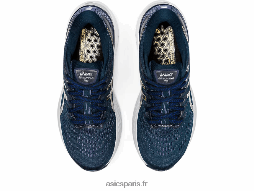 femmes Asics gel-kayano 28 large BXL8B23892 bleu français/bleu tonnerre
