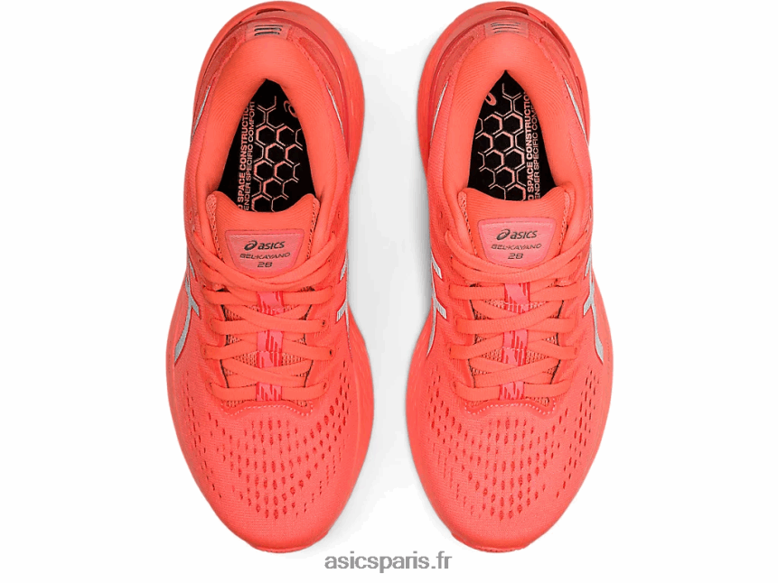 femmes Asics gel-kayano 28 lite-show BXL8B23415 lite show/soleil corail