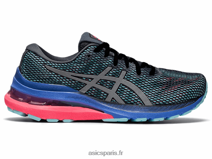 femmes Asics gel-kayano 28 lite-show BXL8B23740 gris porteur/argent pur