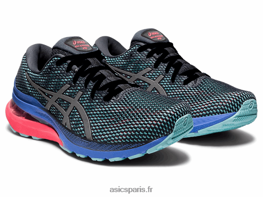 femmes Asics gel-kayano 28 lite-show BXL8B23740 gris porteur/argent pur