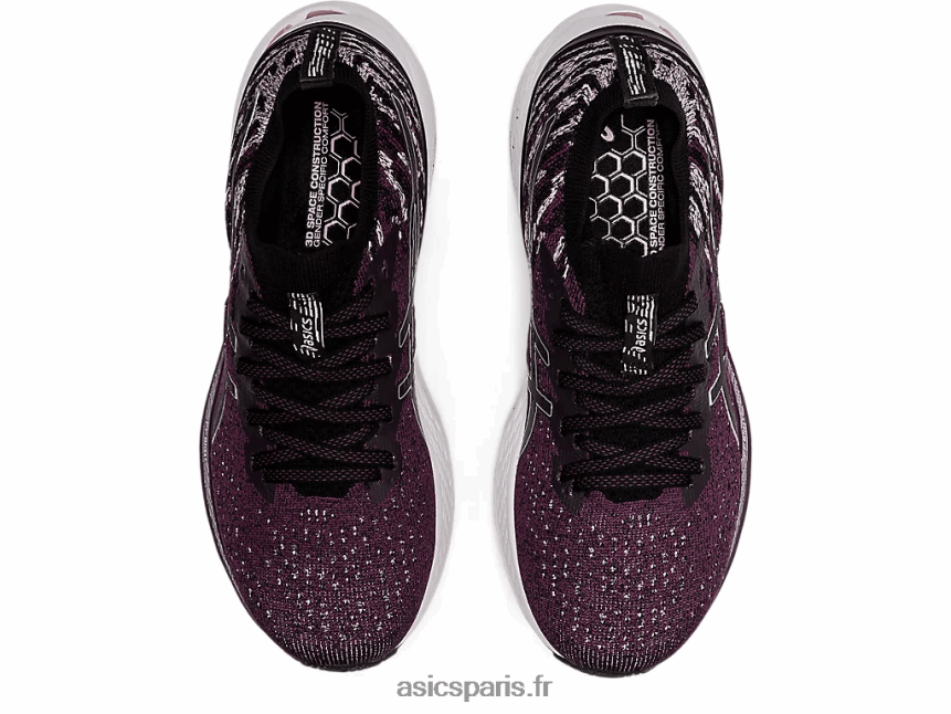 femmes Asics gel-kayano 28 mk BXL8B23555 prune profond/noir