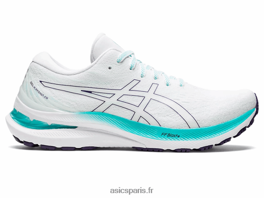 femmes Asics gel-kayano 29 BXL8B22585 blanc/verre de mer