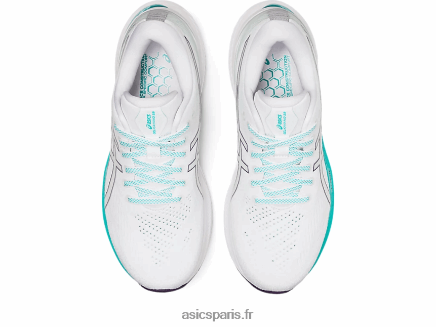 femmes Asics gel-kayano 29 BXL8B22585 blanc/verre de mer