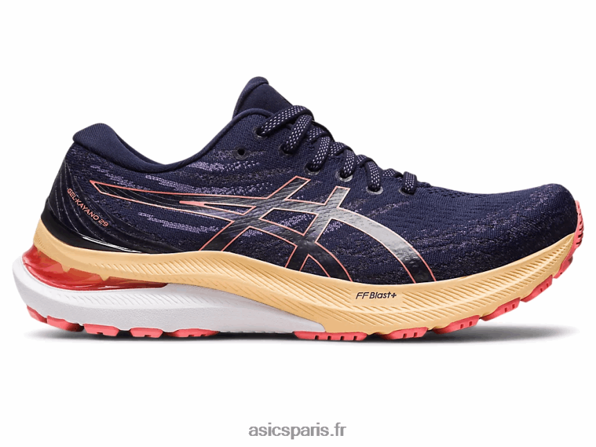 femmes Asics gel-kayano 29 large BXL8B22431 minuit/papaye