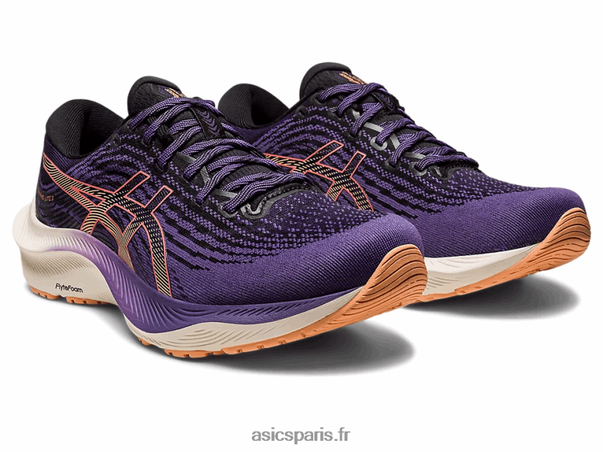 femmes Asics gel-kayano lite 3 BXL8B22619 violet poussiéreux/dune d\'été
