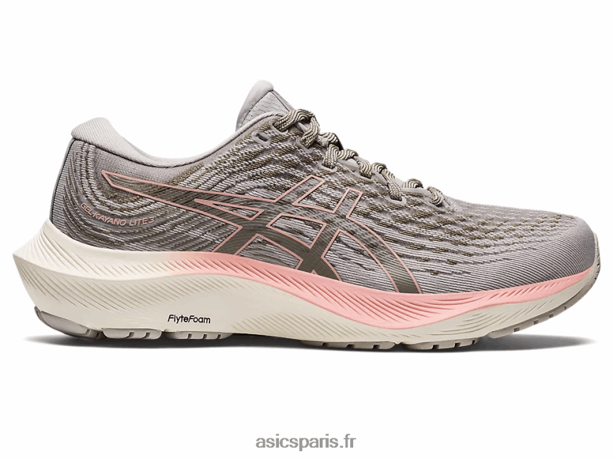 femmes Asics gel-kayano lite 3 BXL8B22696 gris huître/rose givré