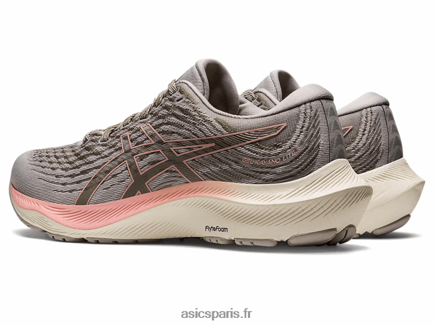 femmes Asics gel-kayano lite 3 BXL8B22696 gris huître/rose givré