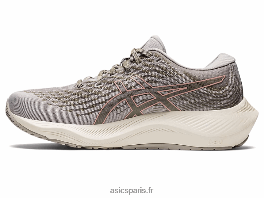 femmes Asics gel-kayano lite 3 BXL8B22696 gris huître/rose givré