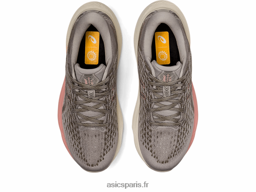 femmes Asics gel-kayano lite 3 BXL8B22696 gris huître/rose givré