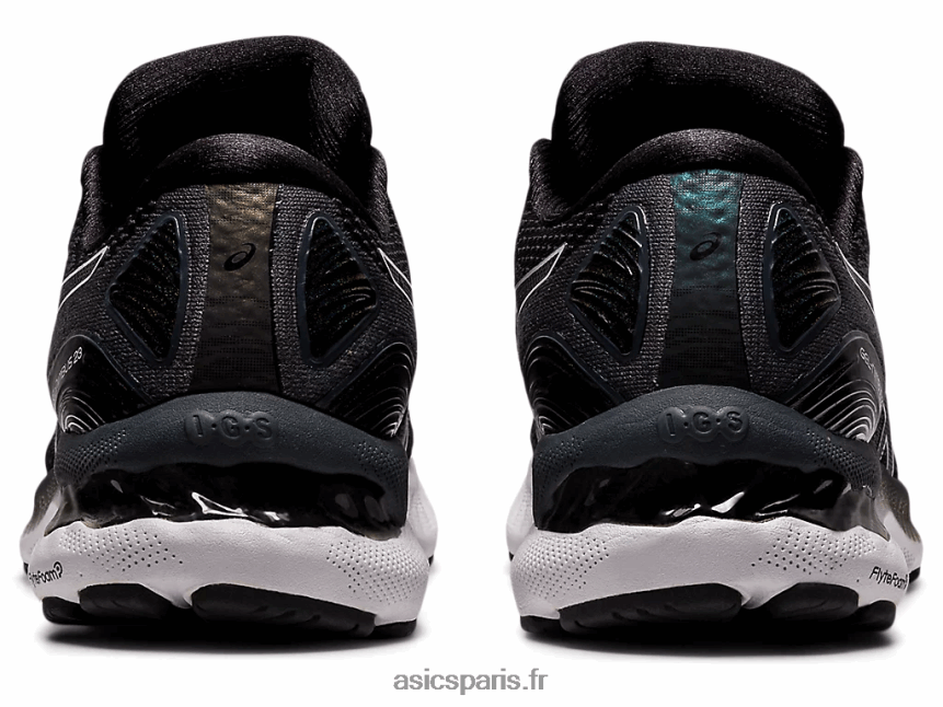 femmes Asics gel-nimbus 23 de large BXL8B24011 noir blanc