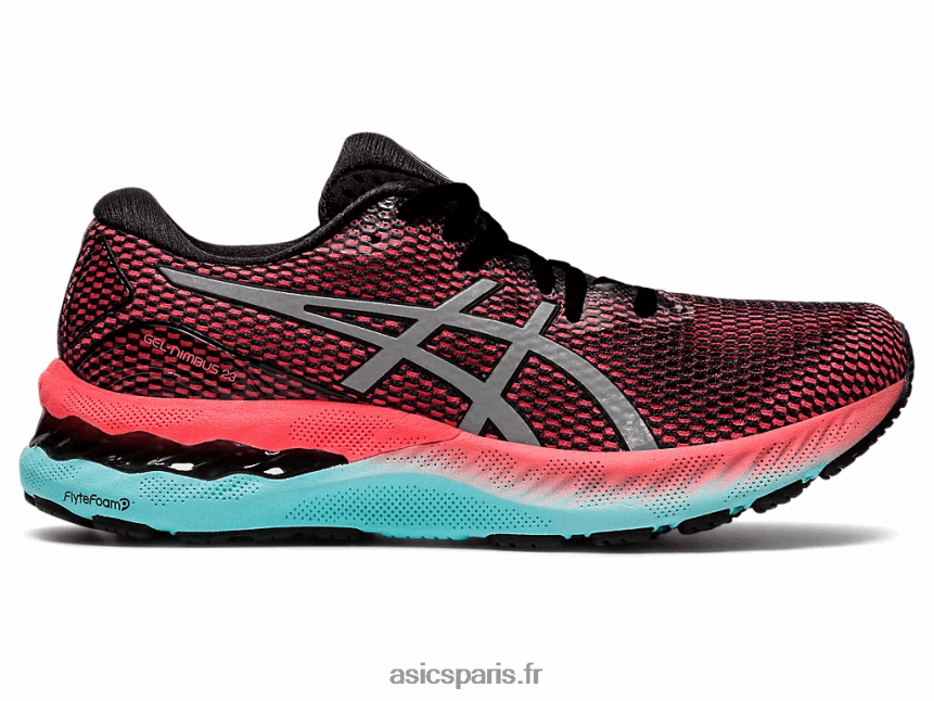 femmes Asics gel-nimbus 23 lite-show BXL8B23743 noir/argent pur