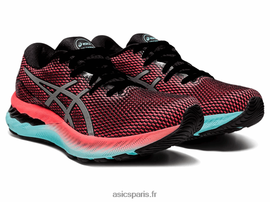 femmes Asics gel-nimbus 23 lite-show BXL8B23743 noir/argent pur