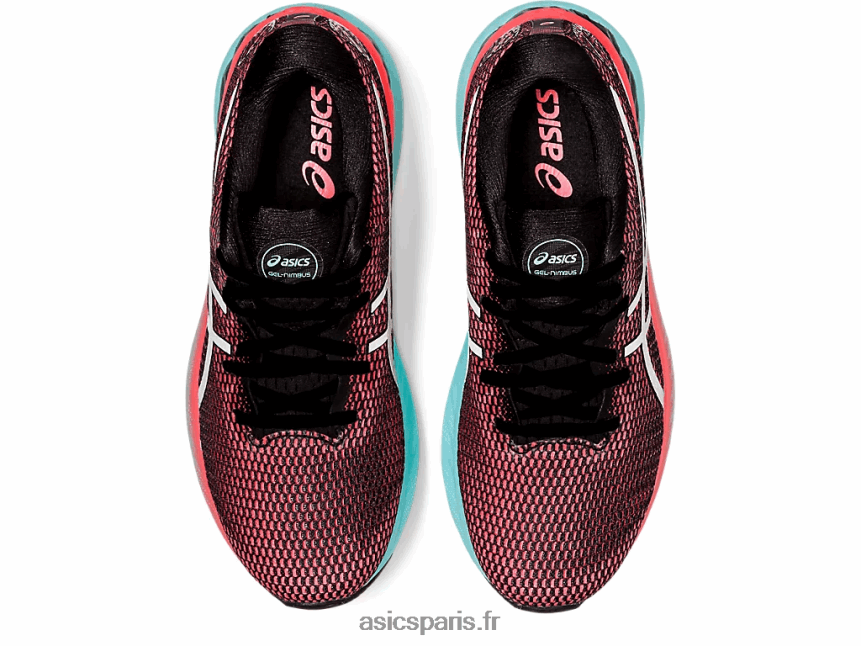 femmes Asics gel-nimbus 23 lite-show BXL8B23743 noir/argent pur