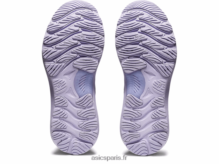 femmes Asics gel-nimbus 23 tricot BXL8B23922 fil gris/bleu mako