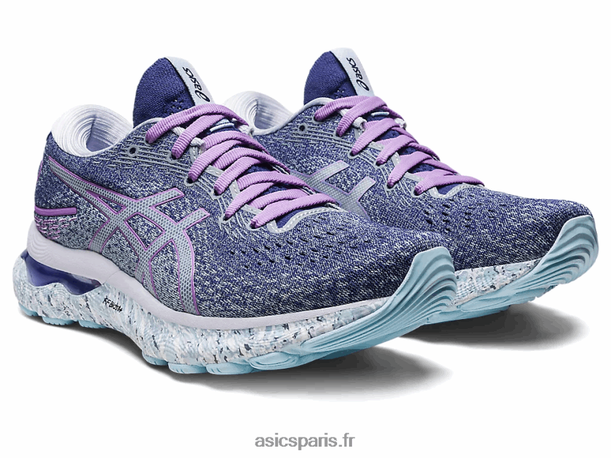 femmes Asics gel-nimbus 24 BXL8B22589 bleu crépuscule/blanc