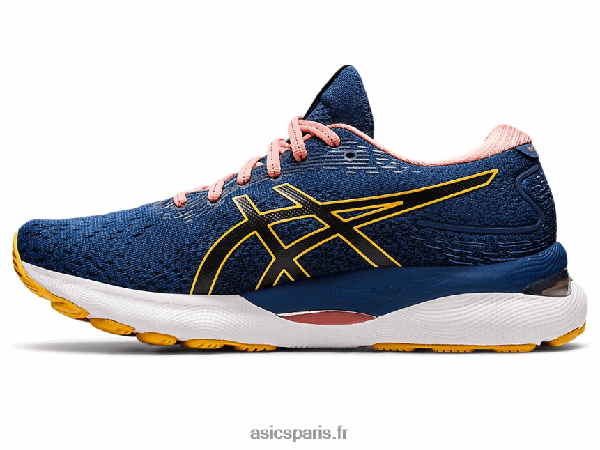 femmes Asics gel-nimbus 24 BXL8B22667 bleu nuit/jaune tigre