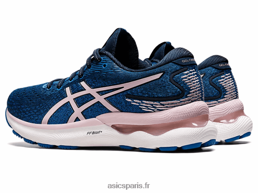femmes Asics gel-nimbus 24 BXL8B23546 bleu français/rose pâle