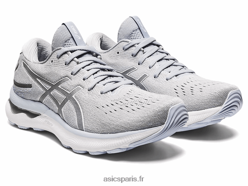 femmes Asics gel-nimbus 24 de large BXL8B22960 gris piémont/blanc
