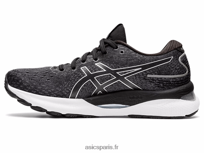 femmes Asics gel-nimbus 24 de large BXL8B23426 noir/argent pur