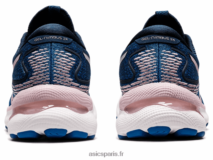 femmes Asics gel-nimbus 24 de large BXL8B23430 bleu français/rose pâle